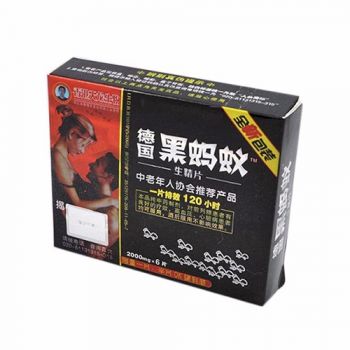 德國黑螞蟻生精片-中藥壯陽補腎丸 助勃延時防腎虧早洩 促進陰莖增大增長 6顆/盒