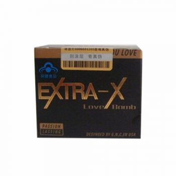 美國EXTRA-X LOVE BOMB男士勁能精華素天然植物偉哥 延時壯陽防早泄 12顆/盒