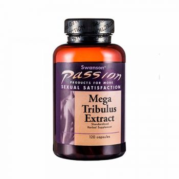 美國Swanson Mega Tribulus Extract刺蒺藜皂精華天然睾丸素增強劑 120顆/罐